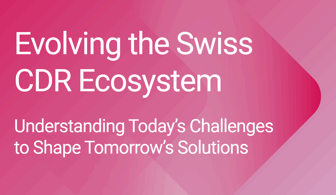 Evolving the Swiss CDR Ecosystem