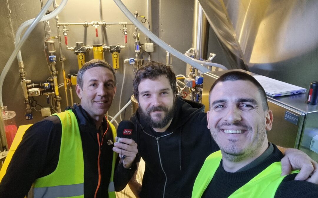 WasteOlas sur RTS Première : quand le CO₂ de la bière devient une ressource circulaire