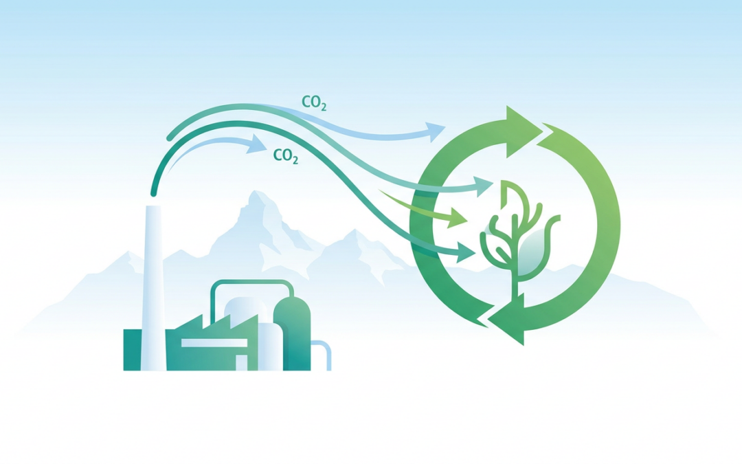 ITINERO : la Confédération finance le captage et la valorisation du CO2